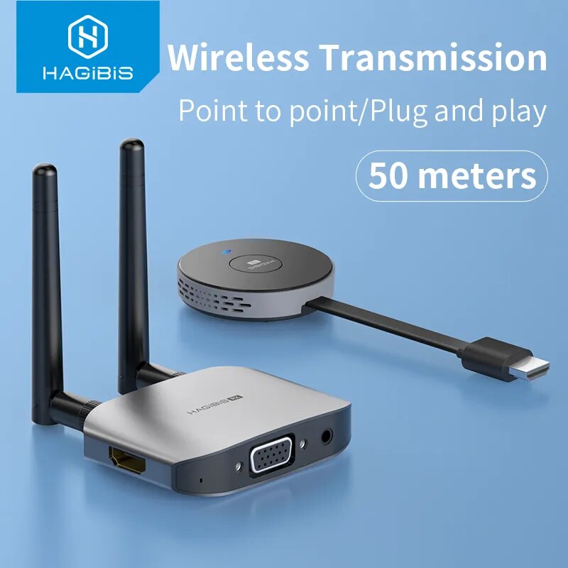 Home Cinema Wireless - Hagibis ไร้สาย HDMI Video เครื่องส่งสัญญาณ G6W