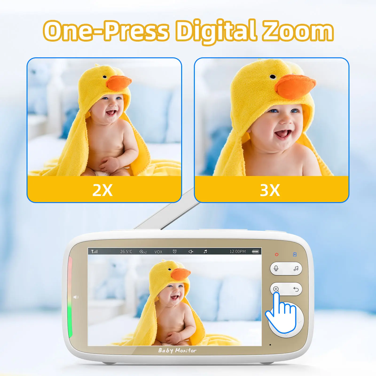 VB803 PRO Baby Monitor 2pcs Zo - Home Cinema Wireless บทวิจารณ์และราคา