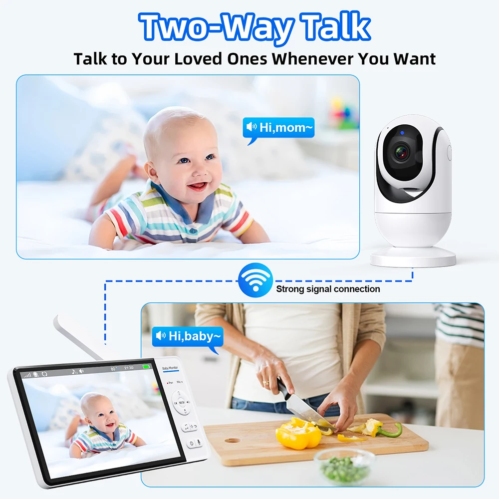 ไม่มี WiFi 7 นิ้ว Baby Monitor - Home Cinema Wireless บทวิจารณ์และราคา