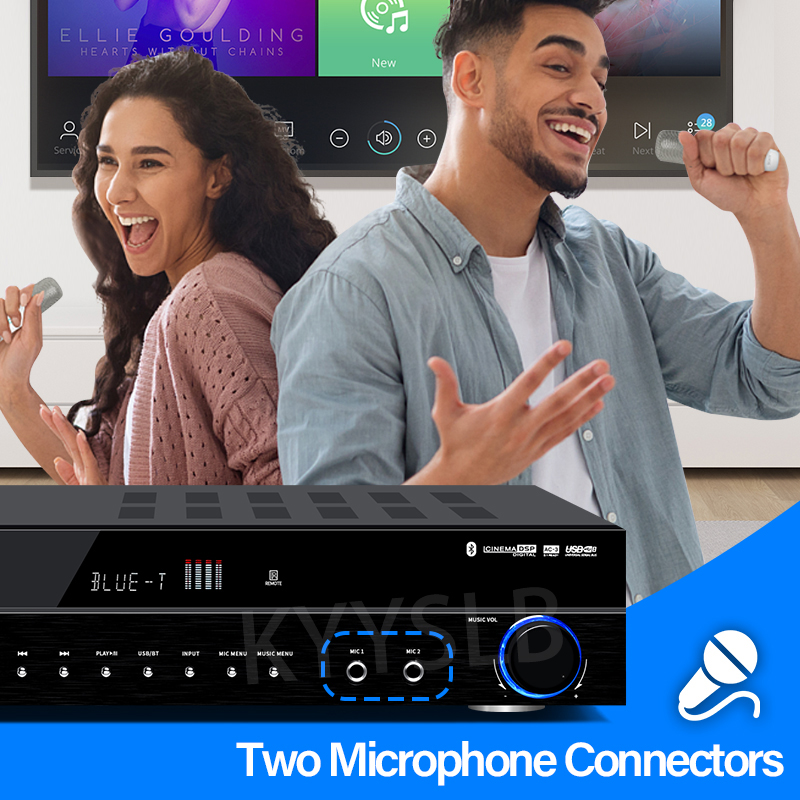 เครื่องขยายเสียงบลูทูธ 900W กำ - Audio Home Cinema บทวิจารณ์และราคา