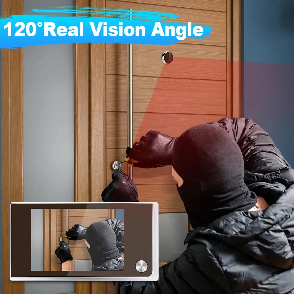 ออดตาแมวกล้อง 3.5 นิ้ว 120 °   - Home Cinema Wireless บทวิจารณ์และราคา